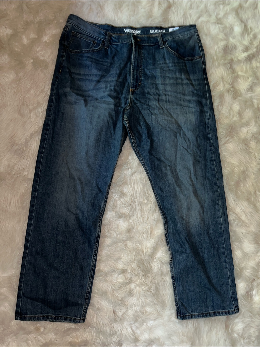 Wrangler Relaxed Fit Indigo Jeans